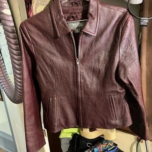 Wilsons Leather Red Leather Jacket